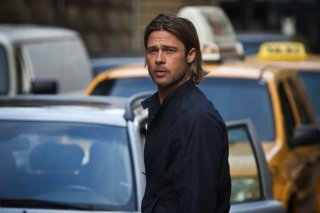 Brad Pitt interpreta Gerry Lane nel film World War Z