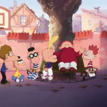 Titeuf, il film: Titeuf insieme ai suoi compagni di scuola in una scena del film