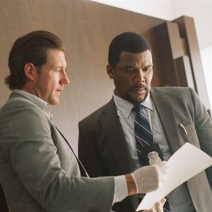 Tyler Perry con Edward Burns in una scena di Alex Cross
