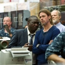 World War Z: Brad Pitt accanto a Fana Mokoena
