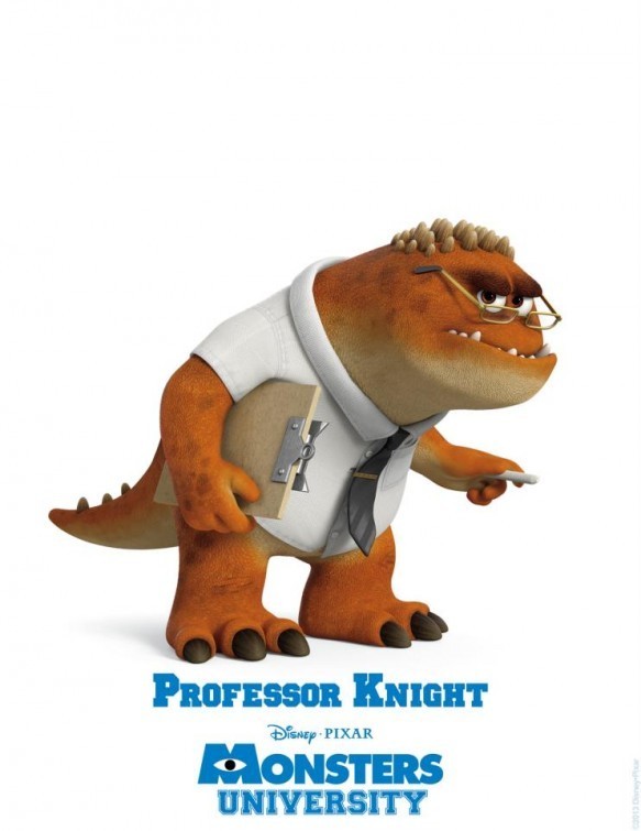 Monsters University Character Poster Del Professor Knight 278655