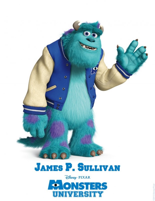 Monsters University Character Poster Di James P Sullivan 278645