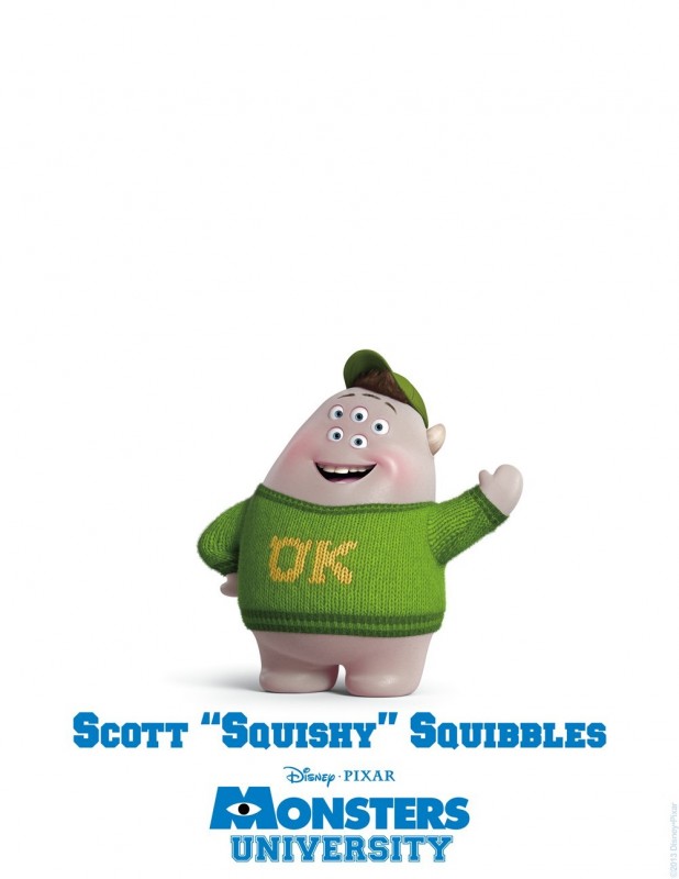 Monsters University Character Poster Di Squishy 278648
