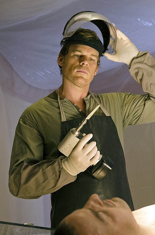 Dexter: Michael C. Hall in una scena dell'episodio A Beautiful Day