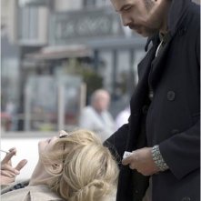 Fanny Ardant in una immagine di Les beaux jours con Laurent Lafitte