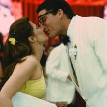 Superman III: Annette O'Toole e Christopher Reeve in una scena del film