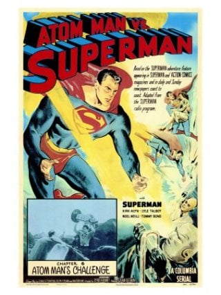 Atom Man vs. Superman: la locandina del film