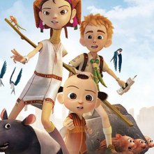 Eco Planet - Un pianeta da salvare: i protagonisti Jorpe, Norva e Sam in una scena del film animato