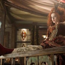 The Lone Ranger: Helena Bonham Carter nei panni di Red in una scena