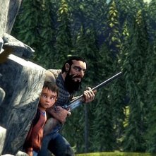 Il grande orso: una scena d'azione del film animato