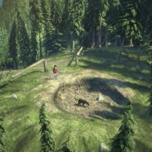 Il grande orso: una scena del film animato