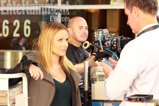 Veronica Mars: Kristen Bell in una prima foto sul set del film