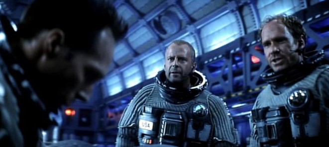 Una scena di Armageddon