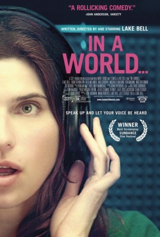 In a World...: la locandina del film