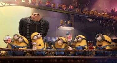 Cattivissimo me 2: Gru e i minions in una delle sequenze del film