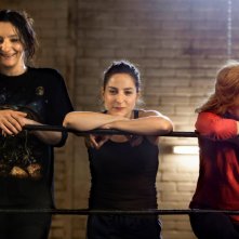 Les reines du ring: Marilou Berry, Nathalie Baye e Corinne Masiero