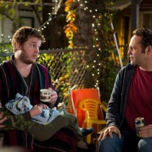 Delivery Man: Vince Vaughn e Chris Pratt discutono nel corso di una serata