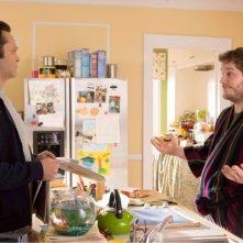 Delivery Man: Vince Vaughn e Chris Pratt in una scena del film