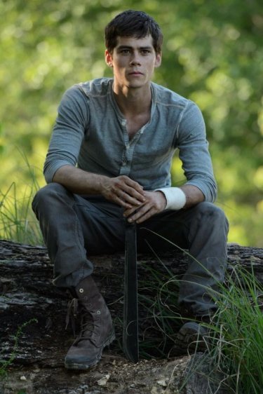 Maze Runner - Il labirinto: Dylan O'Brien in un momento di riflessione