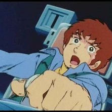 Mobile Suit Gundam: una scena dell'anime