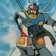 Mobile Suit Gundam: una scena tratta dall'anime