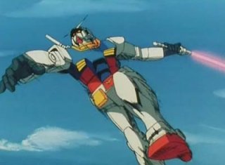 Mobile Suit Gundam: un'immagine tratta dall'anime