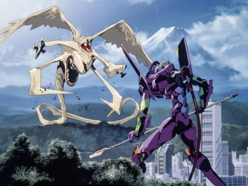 Neon Genesis Evangelion: una scena dell'anime