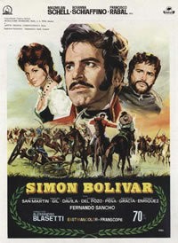 Simon Bolivar: la locandina del film