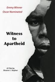 Witness to Apartheid: la locandina del film