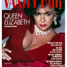 Liz Taylor sulla cover di Vanity Fair nel 1985