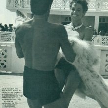Sylvester Stallone con Brigitte Nielsen su Vanity Fair (1985) fotografati da H. Ritts