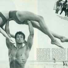 Sylvester Stallone con Brigitte Nielsen su Vanity Fair (nel 1985) in una foto di Herb Ritts