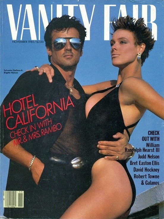 Sylvester Stallone E Brigitte Nielsen Sulla Cover Di Vanity Fair 1985 280578