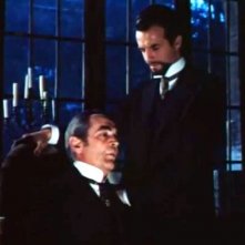 Lo spettro: Elio Jotta con Peter Baldwin in una sequenza del film