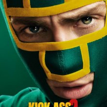 Kick-Ass 2: character poster italiano di Aaron Johnson nei panni di Kick-Ass