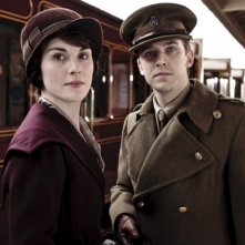 Downton Abbey: Dan Stevens e Michelle Dockery nella premiere della stagione 2