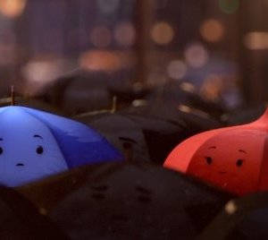 The Blue Umbrella: una scena del corto Pixar