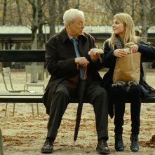 Mr. Morgan's Last Love: Michael Caine e Clémence Poésy in una scena del film