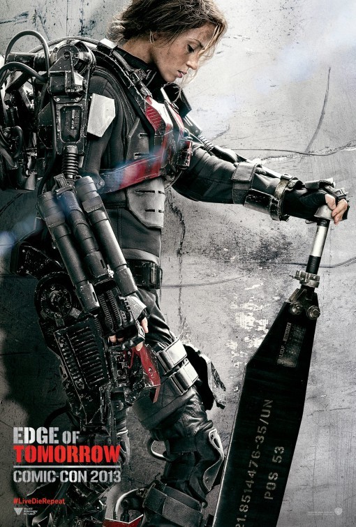 Edge Of Tomorrow Il Character Poster Comic Con Dedicato Ad Emily Blunt 281133