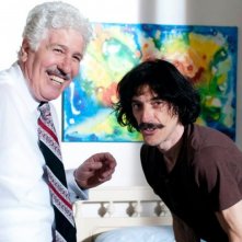 Fiabeschi torna a casa: il regista e protagonista del film Max Mazzotta in una foto promozionale con Ninetto Davoli