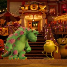 Monsters University: Mike e Sulley in una scena