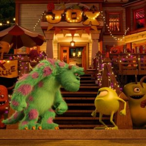Monsters University: Mike e Sulley in una scena