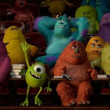 Monsters University: Mike fa il saputello a lezione in una scena