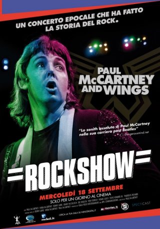 Paul McCartney & Wings: Rockshow: la locandina del film
