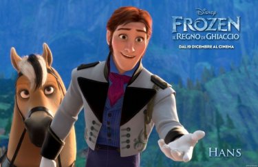 Frozen - Il regno di ghiaccio: character poster dedicato all'elegante Hans