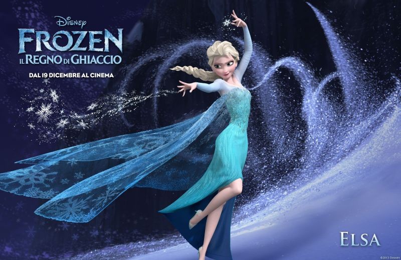 Frozen Character Poster Dedicato Alla Regale E Magica Elsa 281294