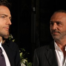 Le tre rose di Eva 2: Luca Capuano e Luca Ward in una scena della fiction