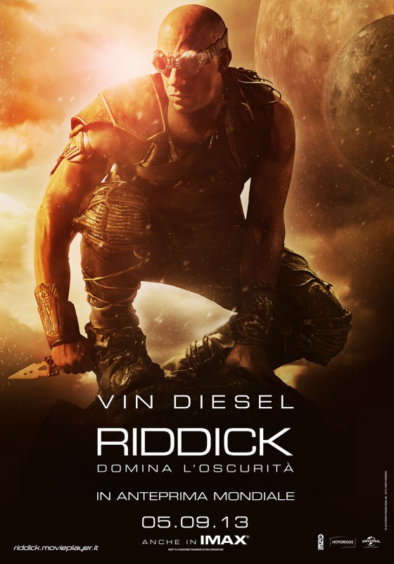 Riddick La Locandina Italiana Del Film 281340
