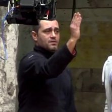 Sul Set di Take Five. Il regista Guido Lombardi e l'attore Salvatore Ruocco