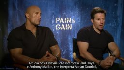 Intervista 'Dwayne Johnson - Mark Wahlberg' - Pain & Gain - Muscoli e Denaro